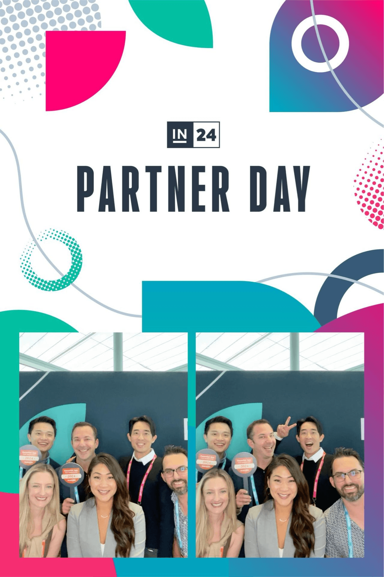 Inbound Partner Day photo booth strip